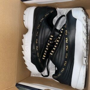 Fila Black and White Urban Sneakers